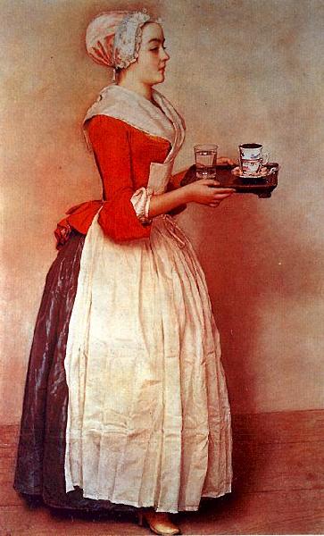 Jean-Etienne Liotard The Chocolate Pot oil painting image